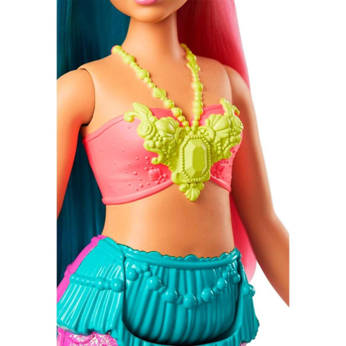 Boneca Barbie Sereia Articulada Roxo E Laranja Gjk11 em Promoção