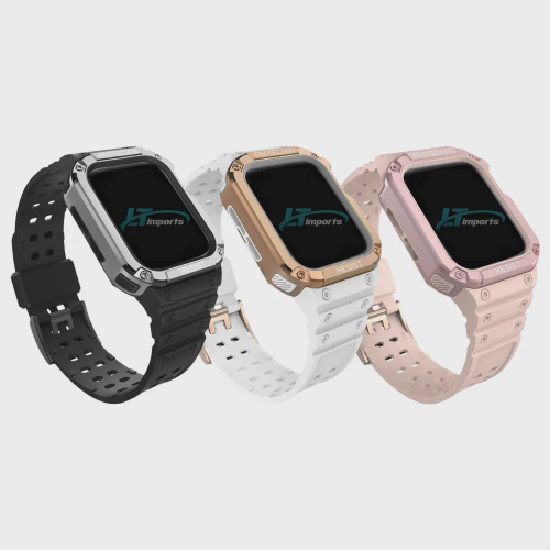 Capa Bumper Vidro Temperado Apple Watch Series 7 45mm E 40mm