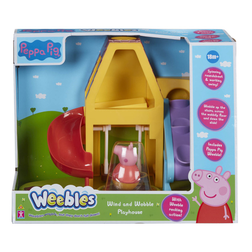 Casa Surpresa da Peppa Pig - Figura Surpresa - Telhado Pink SUNNY BRINQUEDOS