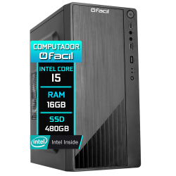 Menor preço em Computador Fácil H61 Intel Core i5 (2ª Geração) 16GB ssd 480GB