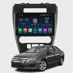 Central Multimídia Android com Apple Carplay Fusion 2010 2011 2012 Processador Octa Core 32GB Interno 3GB ram Wi-Fi Playstore Bluetooth Espelhamento iOS