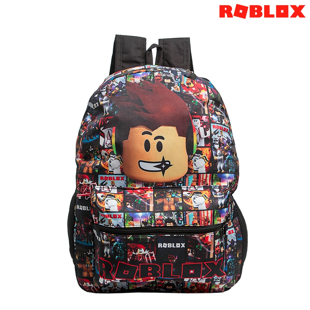 Mochila Masculina Escolar Juvenil Rodinha Roblox Lançamento em Promoção na  Americanas