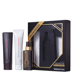 Menor preço em Kit Shampoo 250ml MÁScara 150ml E Dark Oil 95ml Wella Sebastian Professional