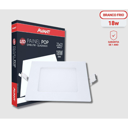 Painel Led Embutir Quadrado 18w 6500K Bivolt Branco Frio Avant é boa?