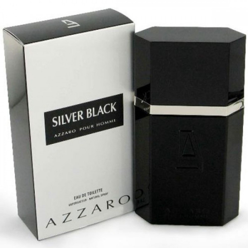perfume azzaro silver black masculino eau de toilette