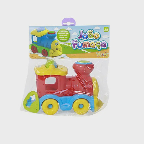 Brinquedo Infantil Didático Trenzinho João Fumaça Com Som - Maral