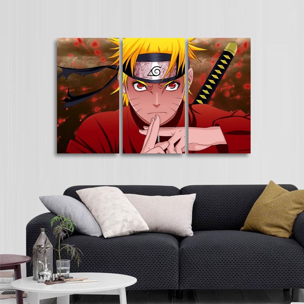 Desenhos Naruto Uzumaki Feito a Mão - Objetos de decoração