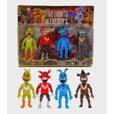 Kit 5 Bonecos Animatronics Five Nights At Freddy's Oferta