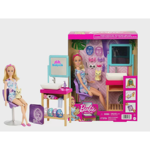 Conjunto e Boneca - Barbie SPA - Salão de Beleza - Manicure e Pedicure -  Mattel