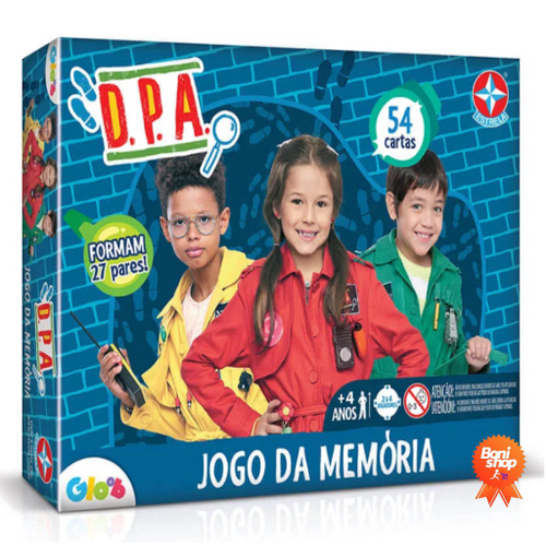 Jogo Da Memória Educativo Dpa Detetives Do Prédio Azul