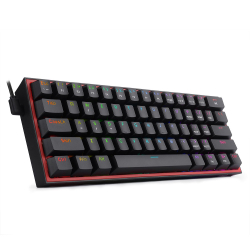 Redragon Fizz K617 rgb USB Mini Teclado Mecânico para Jogos Interruptor Vermelho 61 Teclas Cabo destacável com fio, portátil para viagens é boa?