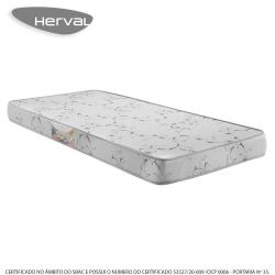 Colchão Solteiro Herval Cannes, Espuma D33, 78 cm Menor preço em Colchão Solteiro Herval Cannes, Espuma D33, 78 cm