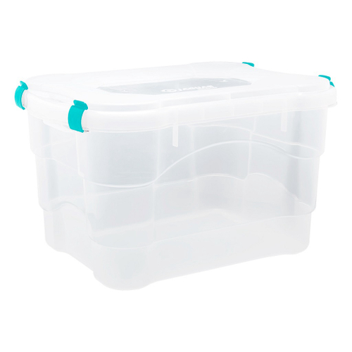 Kit Com Caixas Organizadora L Transparente No Shoptime