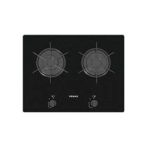 Cooktop 2 Bocas Venax Preto - Arena Linear - Gás Bivolt Cooktop 2 Bocas Venax Preto - Arena Linear - Gás Bivolt