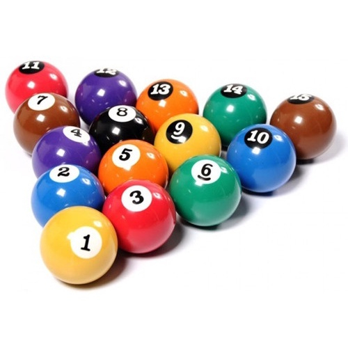 Jogo de Bola de Bilhar Sinuca de 50mm - Billiard - Bolas de Sinuca