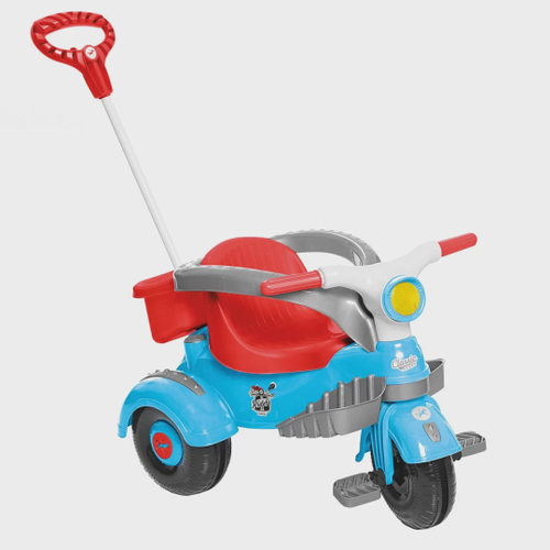 Motoca Infantil Azul e Vermelho com Pedal - CALESITA-953