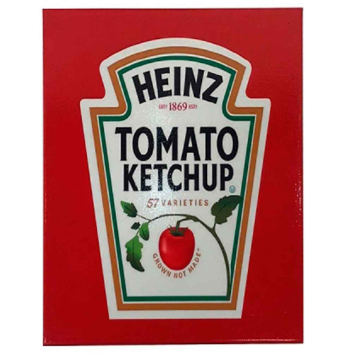 Quadro Metal Heinz Tomato Ketchup em Promoção na Americanas