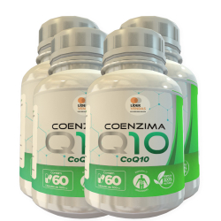 Coenzima Q10 100mg 60 cápsulas kit com 4 potes Menor preço em Coenzima Q10 100mg 60 cápsulas kit com 4 potes