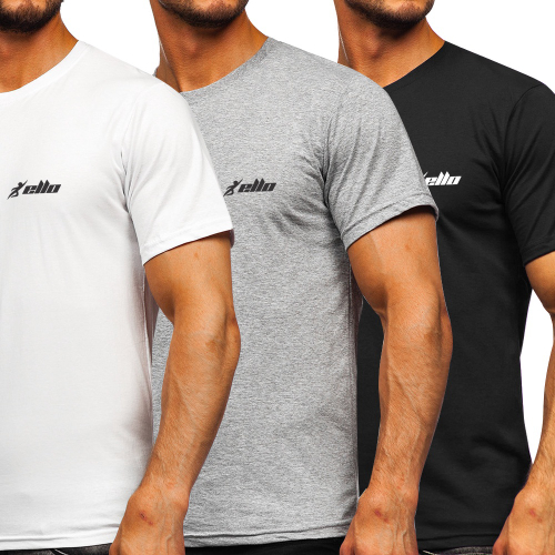 Kit Camiseta John John Basic Malha pb Masculino