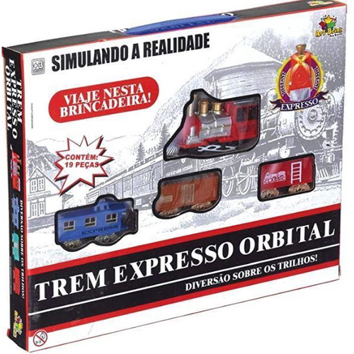 Trem Trenzinhos Trilhos Expresso Orbital Train 19 Peças 90cm - Alfabay -  Cubo Mágico - Quebra Cabeças - A loja de Profissionais e Colecionadores!