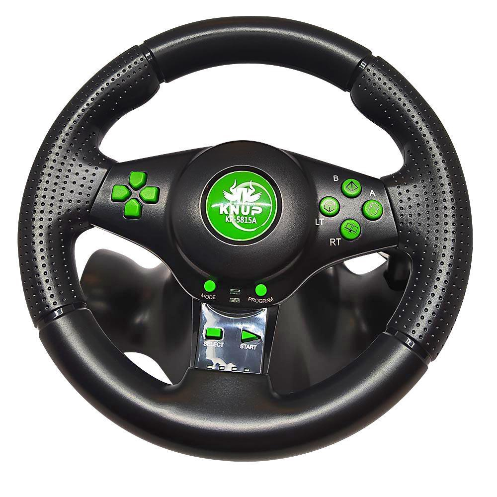 Roda de corrida e pedais para PC Xbox Ps3 Ps4