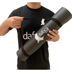 Tapete Colchonete Para Academia Ioga Pilates Treino Funcional 180x50cm eva DF1031 Preto Dafoca é boa?