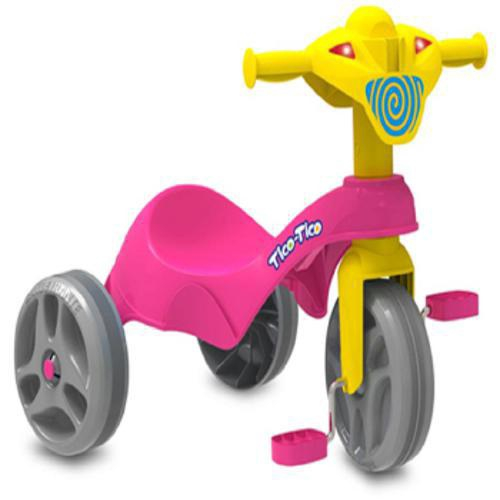 Triciclo Velobaby Passeio & Pedal Rosa 357 Motoca Totoca Velotrol Infantil  Tico Tico Haste Direcionável Removível Criança Presente Bandeirante na  Americanas Empresas