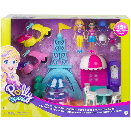 Conjunto Bonecas e Cenário - Polly Pocket - Máquina de Moda Doce - Mattel