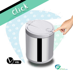 Lixeira De Pia Inox Click 2,5 L Recipiente Branco c/ Tampa é boa?