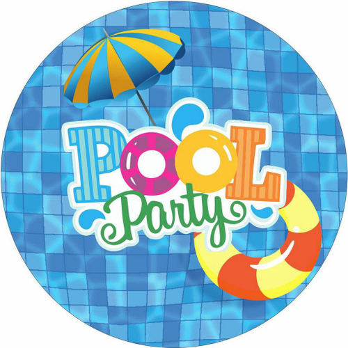 Kit Painel + Displays Festa Infantil Pool Party Minnie