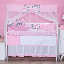 Kit Berço Americano Classic Chuvinha Rosa 11 Pecas Protetor Trança Lateral Para Quarto do Bebe Menino Menina Infantil Maternidade Recém Nascido Conforto do Bebê Enxoval Completo Acompanha Brinde é boa?
