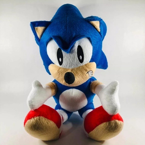 Boneco Pelúcia Sonic Cinza grande 50 cm no Shoptime