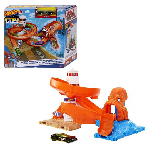 Hot Wheels Pista City T-Rex Devorador c/ Looping Unidade Hkx42