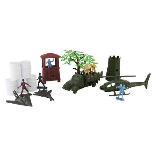 Exercito De Soldadinhos Quartel Completo 81 Pe as Etitoys Em Promo o exercito-de-soldadinhos-quartel-completo-81-pe-as-etitoys-em-promo-o