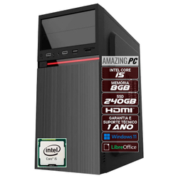 Computador i5 8GB ssd 240 pc Desktop cpu Hdmi Intel Core Hdmi Windows 11 é boa?