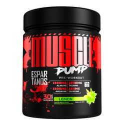 Pré Treino Muscle Pump Pre Workout Lemon 300g Espartanos Menor preço em Pré Treino Muscle Pump Pre Workout Lemon 300g Espartanos