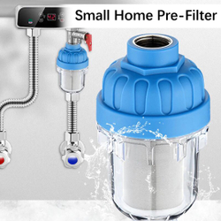 Aquecedor de água elétrico doméstico pré-filtro torneira máquina de lavar chuveiro purificador de água pequena casa pré-filtro é boa?