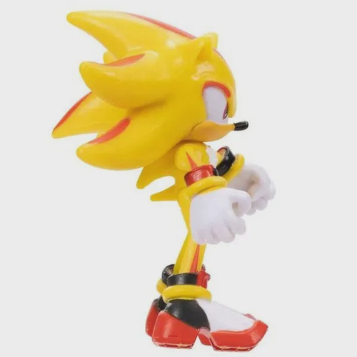 Boneco Sonic the Hedgehog Articulado Super Shadow Candide 3402 em