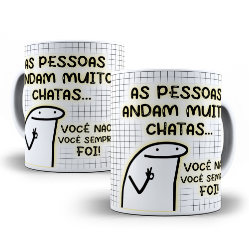 Xícara Caneca Flork Meme Frases Divertidas Debochadas!