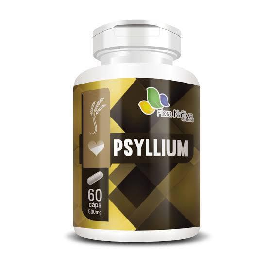 Fibra Alimentar Psyllium 60 Capsulas 500Mg Flora Nativa No Shoptime