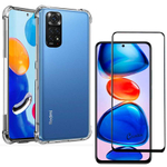 Capinha Anti Quedas Compatível com Redmi Note 11 Note 11S + Película 5D Premium Full Cover