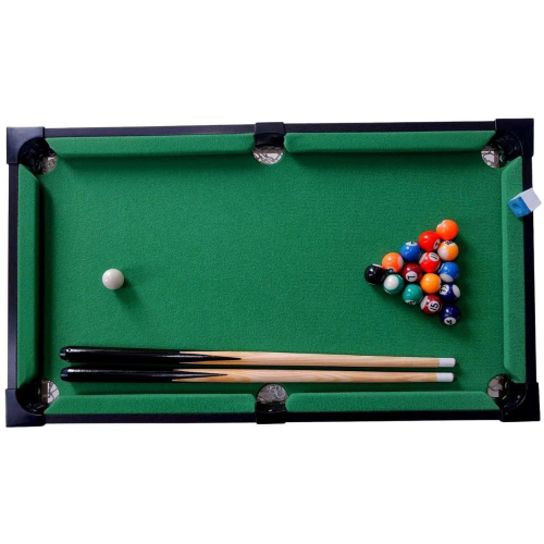 Mesa de bilhar com uma seleção de bolas jogo snooker bilhar