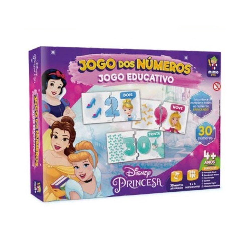 Jogo Educativo, Mimo, Princesas, Jogo dos Números, Multicor