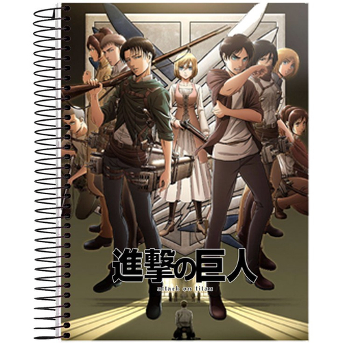 Caderno Attack On Titan - Shingeki No Kyojin