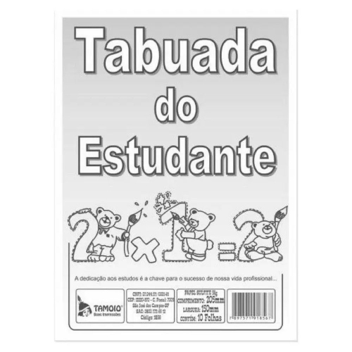 Atividades de Tabuada