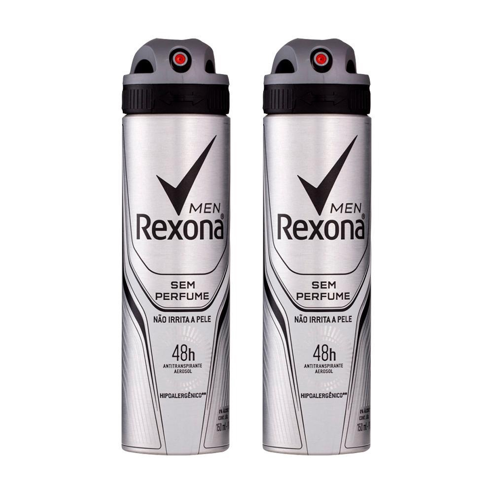 Desodorante Rexona Men Sem Perfume Aerosol 150ml