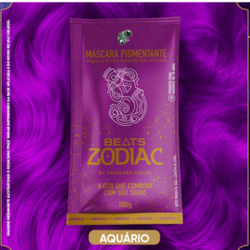 Máscara Pigmentante Beats Zodiac Aquário Violeta 100G - Kamaleão Color é boa?