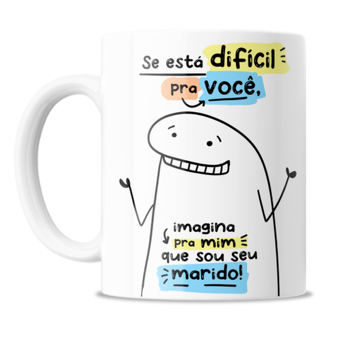 Caneca Bento Flork Meme Divertida Meu Amor por Você