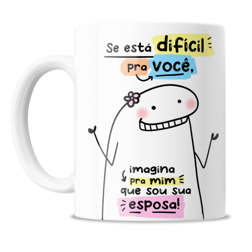 Caneca Bento Flork Meme Divertida Meu Amor por Você