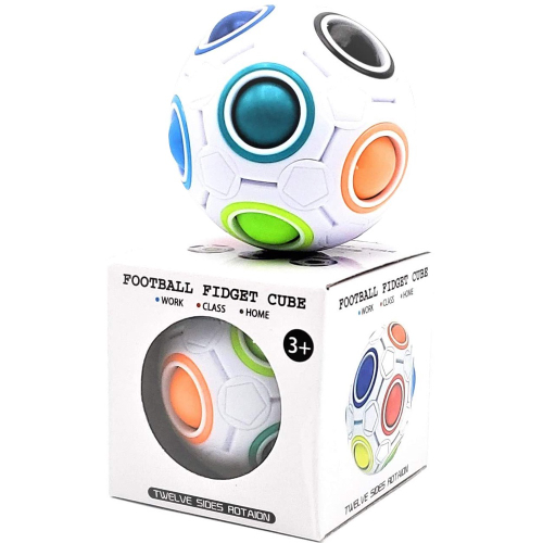 Football Fidget Cube Cubo Mágico Bola Jogo Quebra Cabeça Puzzle TikTok  Crianças Infantil 12 Buracos - Tiktoys - Quebra Cabeça - Magazine Luiza